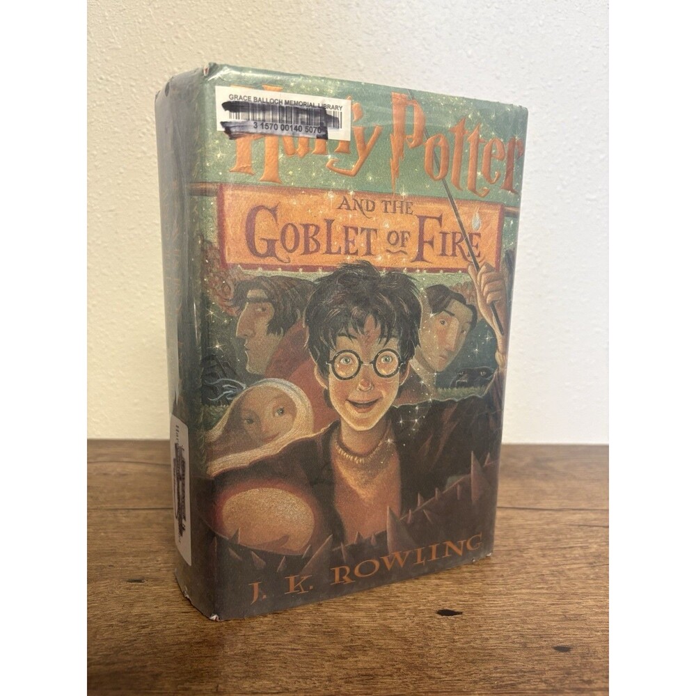 Harry Potter And The Goblet Of Fire By J K Rowling 2000 First American Print  VG